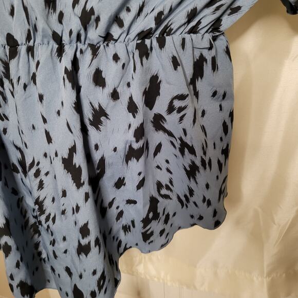 Shein Curve Blue and Black Binding Shirt - 3XL - Picture 13 of 13